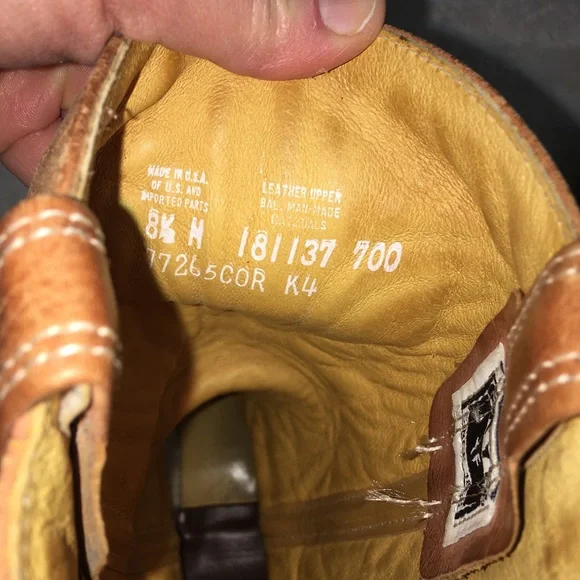 Frye RARE Vintage Coral Embroidered Eagle Phenix Rising Harness Riding Boot  8.5 - Picture 6 of 14